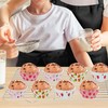 200PCS Cupcake Liners for Baking Strawberry Cupcake Cups Muffin Paper