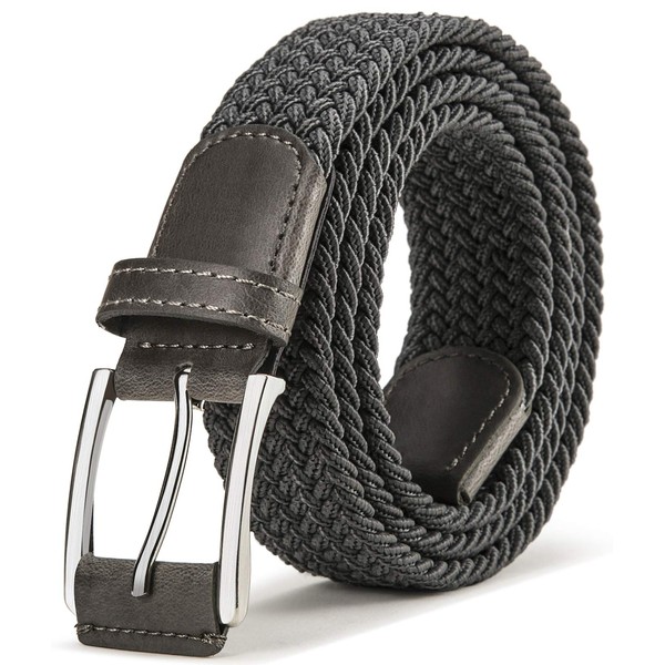 Bulliant Stretch Belt Unisex Elastic Braided Belt for Men and