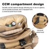 Tactical Chest Pack, Adjustable Front Chest Bag with CCW Compartment