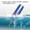 HARFINGTON 2pcs Gardening Scissors 6.5" Curved Stainless Steel Blades Hand