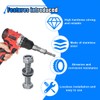 Upgraded Stainless Steel Trailer Jack Drill Adapter, Cordless Drill Adapter