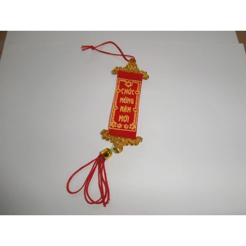 Vietnamese New Year Decorative Hanging Sign bảng treo tết (chúc