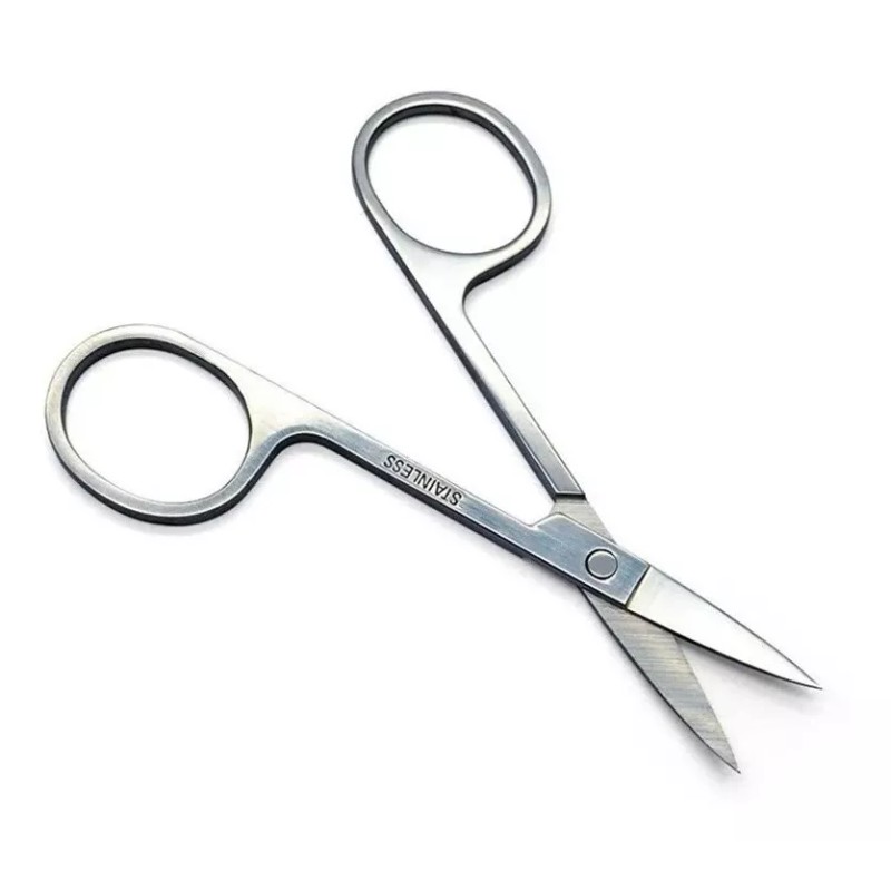 Fashionbeauty Tijera Para Cutícula Punta Recta Acero Inoxidable Manicure