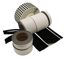 JVCC FLOCK-1 Flocking Tape [Non-woven Fabric]: 2 in. x 300 in. (Black)