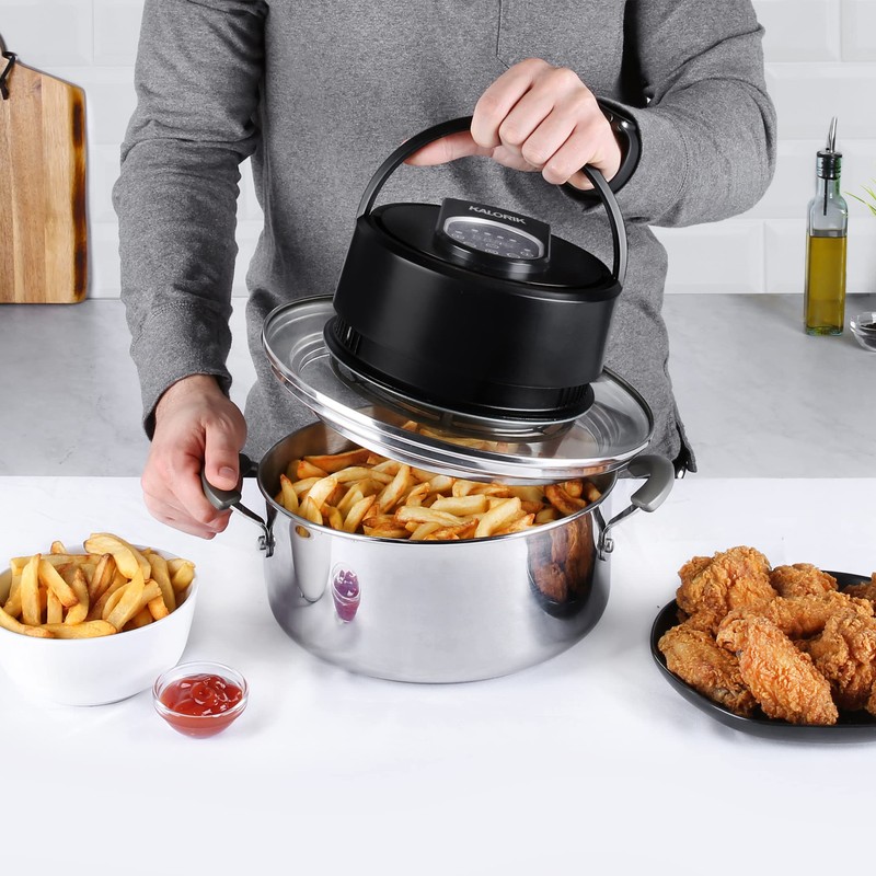 Kalorik Digital Universal Air fryer Lid, Black