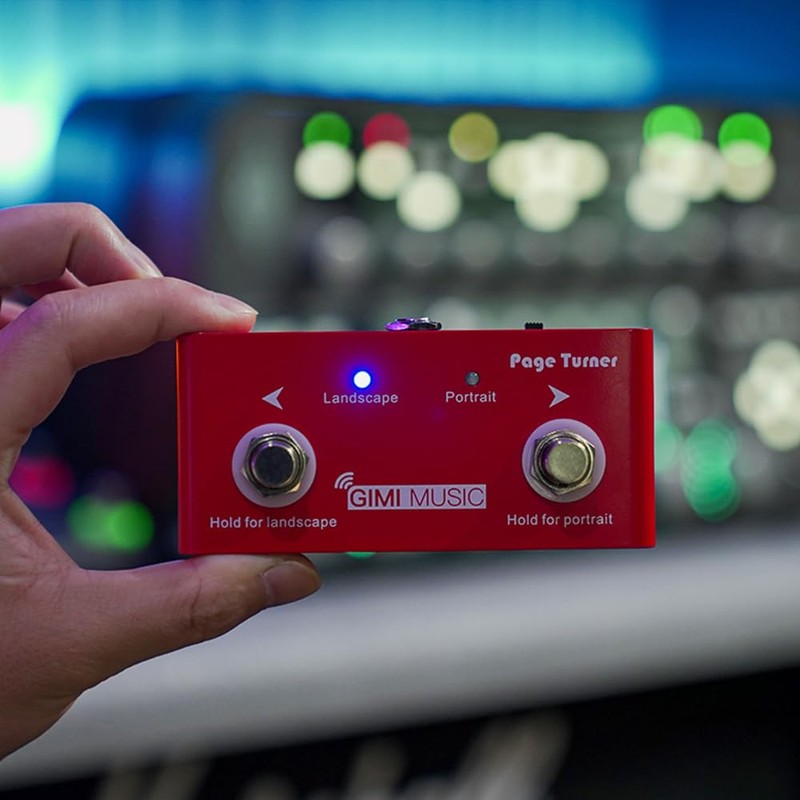 GIMI Color Page Turner Foot Pedals for Loop Station Looper