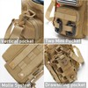Tactical Molle Pouch Multifunctional Water Bottle Pouch Phone EDC Bag