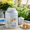 New English Teas Vintage Victorian Tea Tin in White with