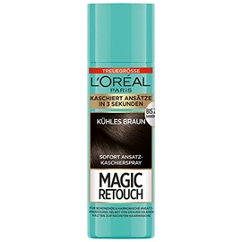 L'Oréal Paris Ansatz-Kaschierspray für stufenlose und natürliche Übergänge, Kaschiert Ansätze bis zur nächsten Haarwäsche, Magic Retouch, Kühles Braun, 1 x 90 ml