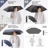 estaa 30225 Men's Parasol, Automatic Opening/Closing, Large Size, Light Blocking,