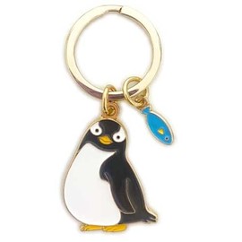 World Shoji 151072 Keychain, Aquatic Keyring, Gentoo Penguin
