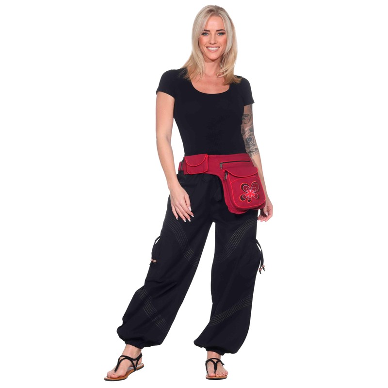 Goa Shoulder Bum Bag Waist Belt Hippie PSY Festival Flower