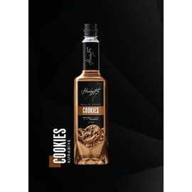 Cookies Syrup for Coffee - Lattes, Mochas, Smoothies, & Shakes - Ice Slushies, Iced coffee, Pancake & Brownies 33.81 Fl. Ounces (1 liter) by Henry Fr. 1977 - Gluten Free (Packaging May Vary) (1 liter, Cookies)
