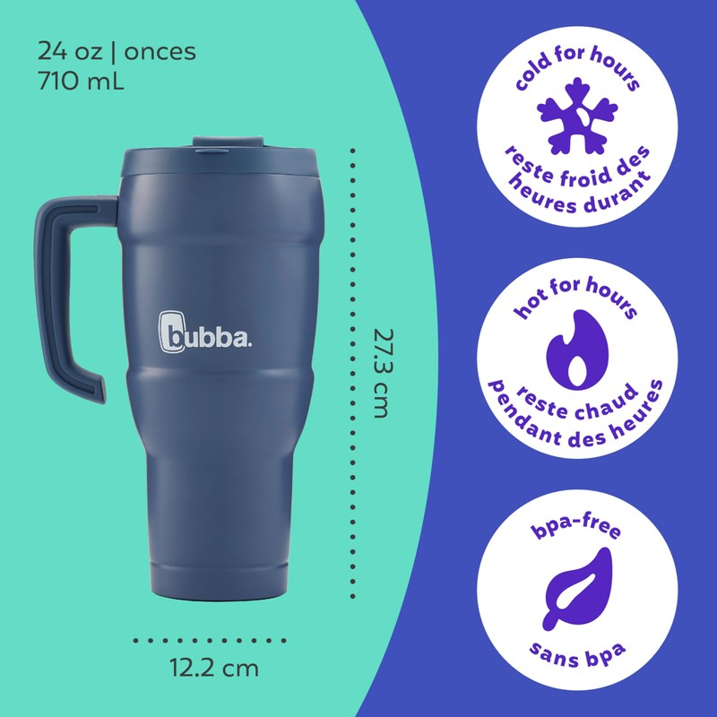 bubba Hero XL Tumbler, 24 oz (709 mL), Indigo