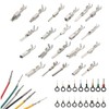 Fulillanlun 340Pcs 1/1.5/1.8/2.2/2.8/3.5mm Terminal Pins Wire Harness Pin Male Female