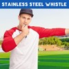 SULIUDAJI Whistle, Pack of 3 Stainless Steel Sports Whistles with