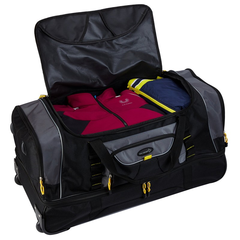 TPRC Sierra Madre Duffel Bag, Black, 36" Rolling