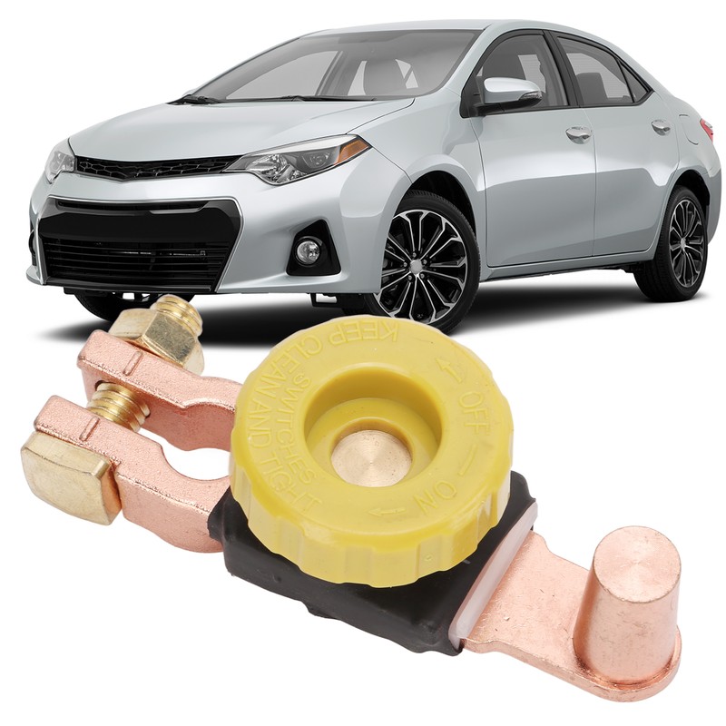 Top Post Battery Disconnect Switch Brass Rustproof Heavy Duty for