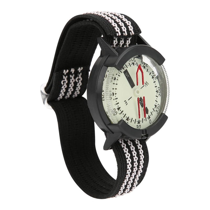 Dive Compass, Wristband Compass Waterproof Scuba Diving Compass Portable Luminous