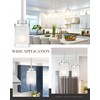 TENGXIN Modern Pendant Light for Kitchen Island, Brushed Nickel Hanging