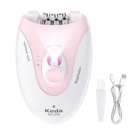 Electric Epilators for Women face,Cordless Epilators with LED Light,Epilator for Women Bikini Area,Hair Removal Device,epilators & Accessories,for Women Face Body Armpit Bikini Leg Hair Removal.