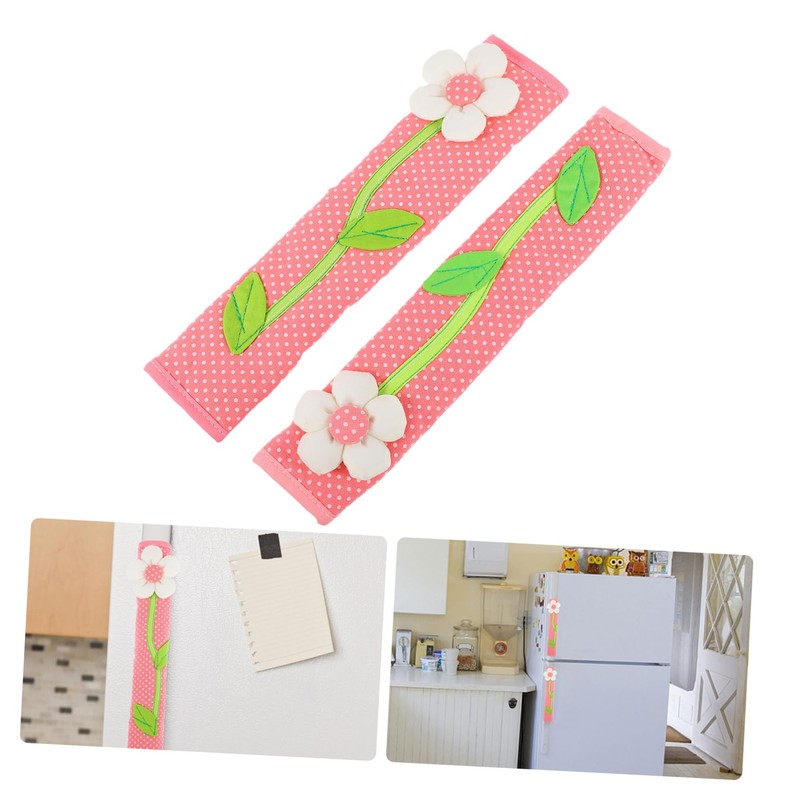 Tofficu Protective Fridge Handle Covers for Kitchen 2pcs Washable Glove