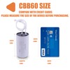 CBB60 16uF Motor Run Capacitor MFD 250VAC 50/60hz Cylindrical 70mm*34mm(16uF)