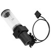 Acrylic Computer DIY Water Cooling Tank Cylinder Reservoir 19W Pump