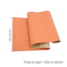 Veemoon Self Adhesive Faux Leather Repair Patch, Leather Repair Tape Pu Craft Bag Liner Stiffener Sheets for Furniture Purse Office Chair Luggage Handbag DIY (15.8 * 58.9")