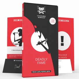 Deadly Fame - A Modern Murder Mystery Dinner Party Game for 5-8 Players