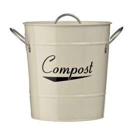 Premier Housewares Compost Bin - Cream