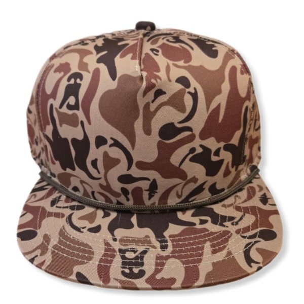 ThatsRad Camouflage Retro Rope Snapback Hat Camo Hunting 90's (Snoop)