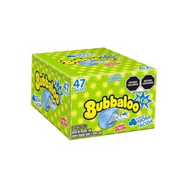 Bubbaloo Adams- goma de mascar 47 pz- sabores varios (Mora Acida, 47pz)