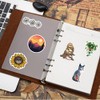 50PCS Aesthetic Sticker Pack Cute Animals, Plants, and Nature Designs