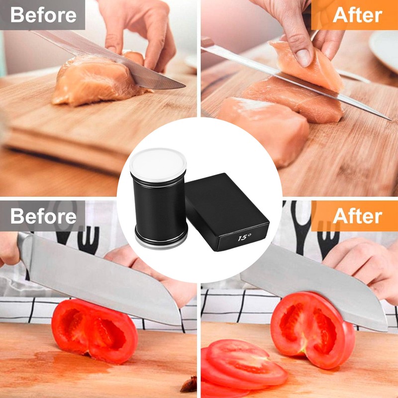 Rolling Knives Sharpener 15° 20° Versatile High Hardness Tumbler Knives