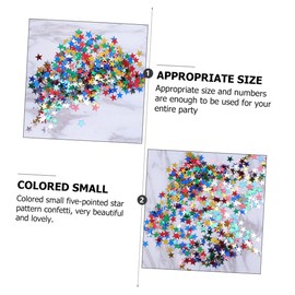 CAXUSD Festival Sequins 5 Pointed Star Decorative Props Wedding Sequins Party Decorations Bachelorette Supplies