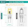 DiCUNO G4 LED Bulb 12V, 20W Equivalent, Daylight White 6000K,
