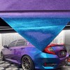 AuMoHall Purple Blue Chameleon Glossy Car Vinyl Wrap Sticker Sparking