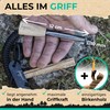 Set: Fire Steel 10 mm + 6 x Tinder |