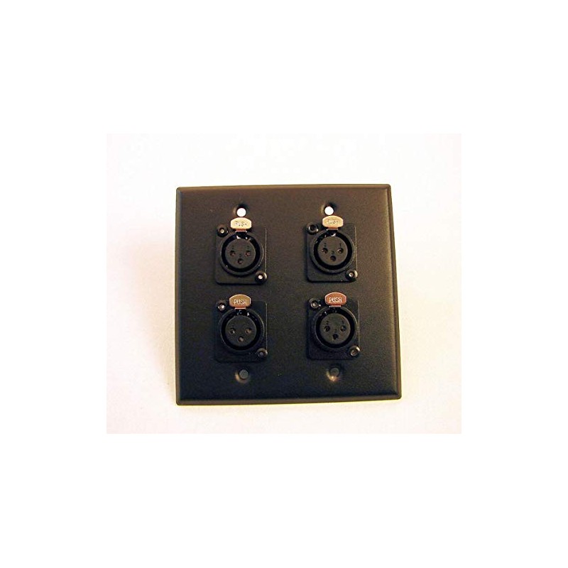usbargainsound New Genuine ProCraft Stainless 2 Gang Black Plate 4