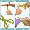 Belle Vous Children's Scissors Set - 24 x Coloured Children's