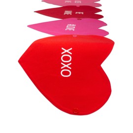 DII Valentine's Day Table Top Collection, Placemat/Table Runner, 14x58, Sweet Talk, 4 Piece