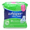 Whisper Ultra Clean 3X More Absorbency Normal Flow Wings 24cm