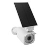 Solar Powered Fake Security Camera with Light IP65 Waterproof Simulated