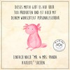 Mr. & Mrs. Panda Axolotl Make-Up Bag, White, Hand Drawn