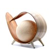 Real Coconut Leaf Table Bedside Lamp Electrial Light - Cream