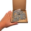 SKIR'CO (Pack of 100) 3.5 x 25mm Galvanised Steel Wood