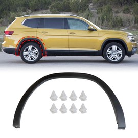 XQSMWF Rear Right Fender Molding Trim Compatible with Volkswagen Atlas 2018 2019 2020 3CN-853-818-B-9B9 3CN853818B9B9 Wheel Opening Arch Molding Trim