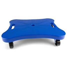 Champion Sports - CHSPGH1216 Plastic Scooter Board with Contoured Handles, Blue , 16 x 12 x 3 inches