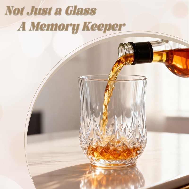 LEYIQU 24 Pack Plastic Stemless Wine Glasses,12oz Unbreakable Vintage Elegant